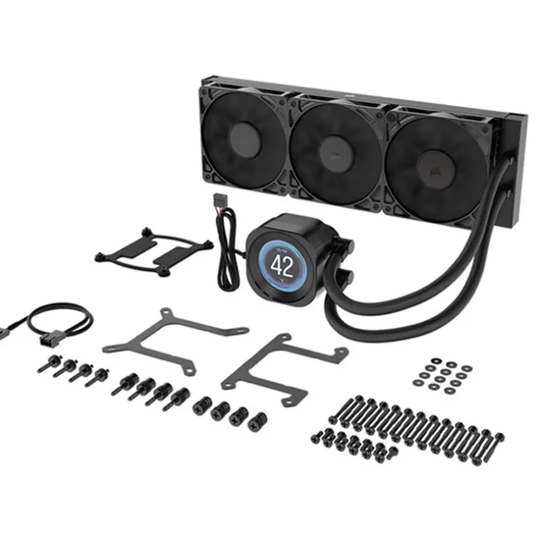 Kit Refrigeración Líquida Corsair Nautilus RS 360 LCD Negro