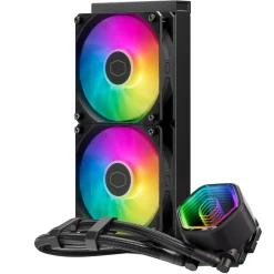 Kit Refrigeración Líquida Cooler Master MasterLiquid 240 Core II Lite ARGB 240mm Negro