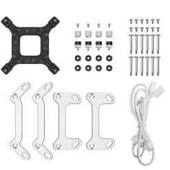 Kit Refrigeración Líquida DeepCool LT360 ARGB 360mm Blanco