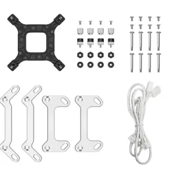Kit Refrigeración Líquida DeepCool LT240 ARGB 240mm Blanco