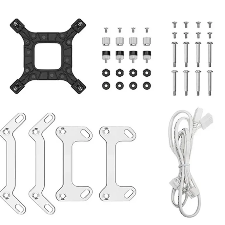 Kit Refrigeración Líquida DeepCool LT240 ARGB 240mm Blanco
