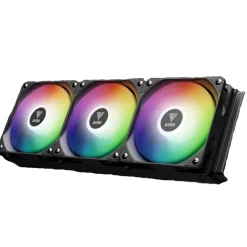 Kit Refrigeración Líquida Gamdias Aura GL360 Lite ARGB 360 Negro