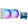 Kit Refrigeración Líquida Gamdias Aura GL240 LCD ARGB Blanco