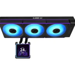 Kit Refrigeración Líquida Lian Li HydroShift II LCD-S ARGB 360CL Negro