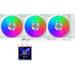 Kit Refrigeración Líquida Lian Li HydroShift II LCD-S ARGB 360CL Blanco