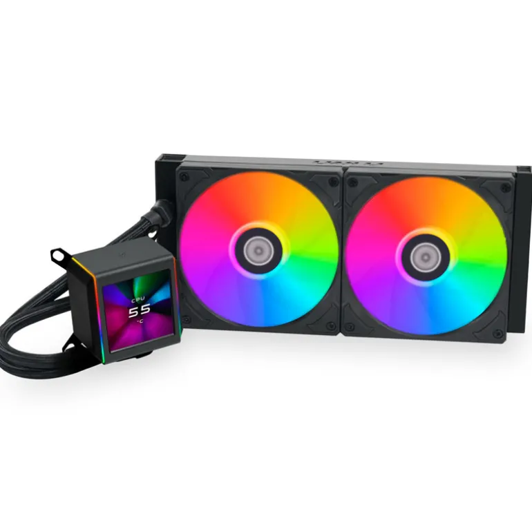 Kit Refrigeración Líquida Lian Li Galahad II 280 ARGB LCD Negro