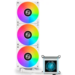 Kit Refrigeración Líquida Lian Li Galahad II 360 ARGB LCD Blanco