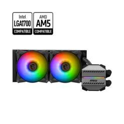 Kit Refrigeración Líquida MSI MAG CORELIQUID M240 ARGB Negro