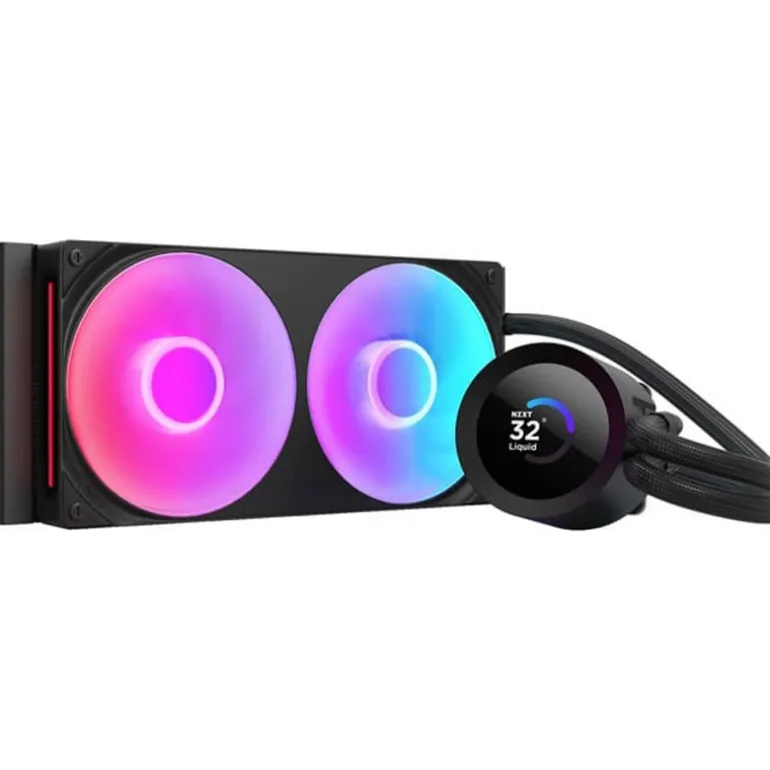 Kit Refrigeración Líquida NZXT Kraken Plus RGB 240 LCD Negro