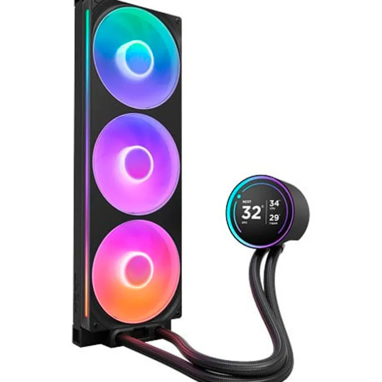 Kit Refrigeración Líquida NZXT Kraken Elite 420 RGB LCD Display Negro