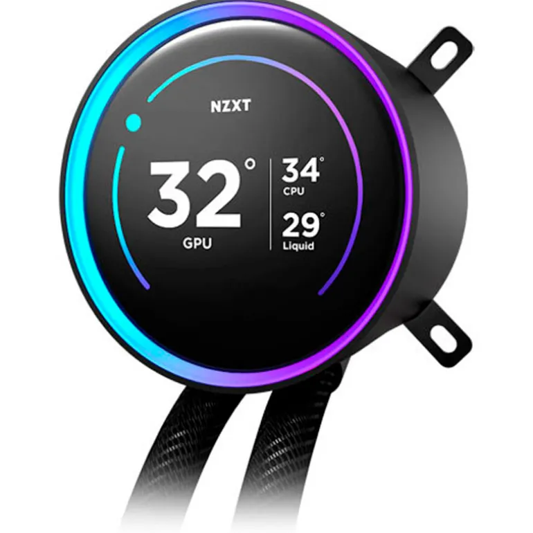Kit Refrigeración Líquida NZXT Kraken Elite 420 RGB LCD Display Negro