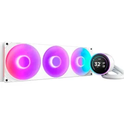 Kit Refrigeración Líquida NZXT Kraken Elite 420 RGB LCD Display Blanco