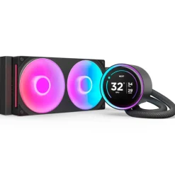 Kit Refrigeración Líquida NZXT Kraken Elite 240 RGB (2025) LCD Display Negro
