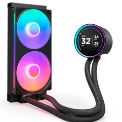Kit Refrigeración Líquida NZXT Kraken Elite 240 RGB (2025) LCD Display Negro