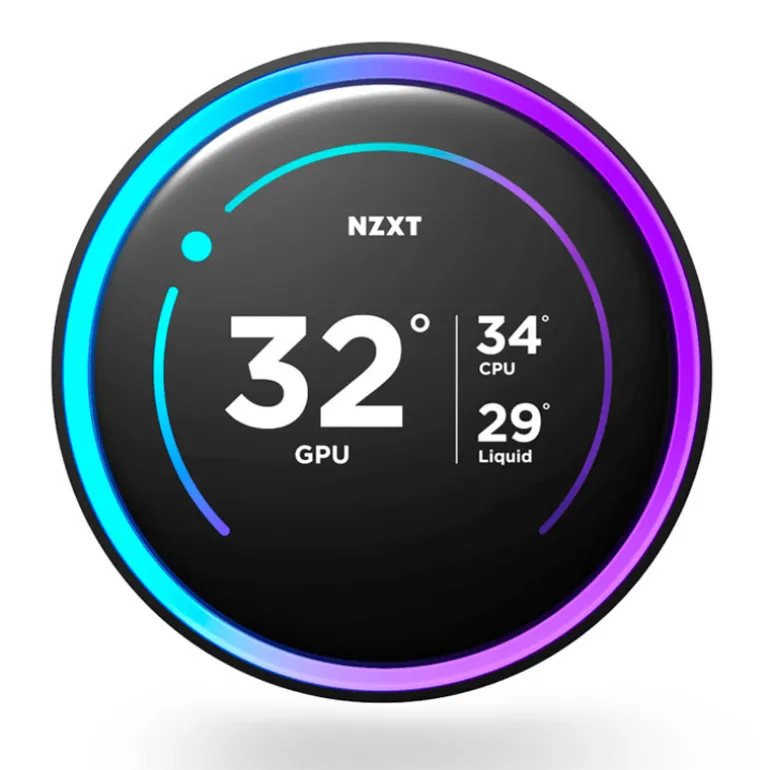 Kit Refrigeración Líquida NZXT Kraken Elite 240 RGB (2025) LCD Display Negro