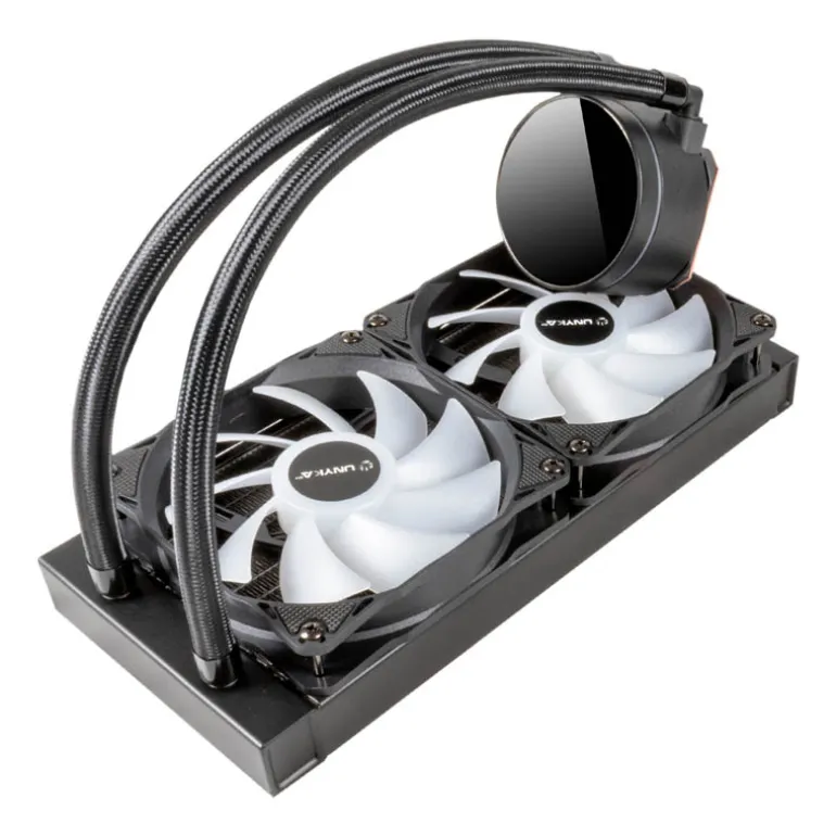 Kit Refrigeración Líquida Unykach Aquastorm 240 Display Temperatura Negro