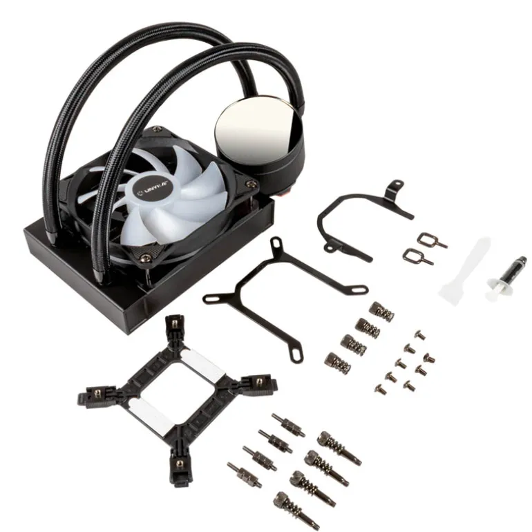 Kit Refrigeración Líquida Unykach Aquastorm 120 Display Temperatura Negro