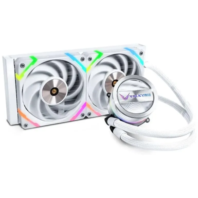Kit Refrigeración Líquida Valkyrie Dragonfang 240 ARGB Blanco