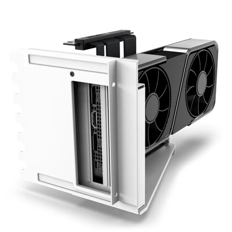 Kit Soporte Vertical NZXT GPU Con Cable Elevador PCIe Blanco