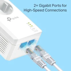 Kit TP-Link AV1000 Adaptadores 2 Puertos Gigabit Con Enchufe