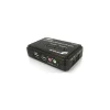 KVM USB Startech 2 Puertos en Color Negro con Audio y Cables