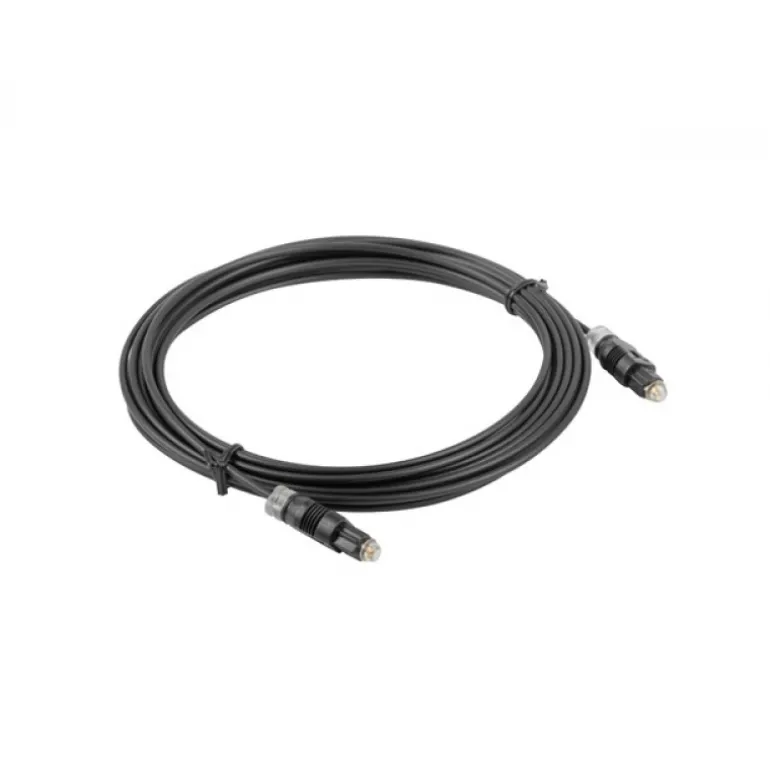 Lanberg Cable Óptico Toslink CA-TOSL 2m Negro - Cable Audio Digital