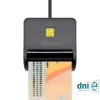 Lector de Tarjetas Aisens ASCR-SN01-BK Inteligente DNI USB 2.0 Negro