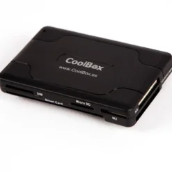 Lector de Tarjetas Coolbox CRE-065 Tarjetas Flash/DNIe USB 2.0 Negro