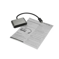 Lector de Tarjetas Startech Grabador USB 3.0 USB-C Tipo C de Tarjetas Memoria Flash