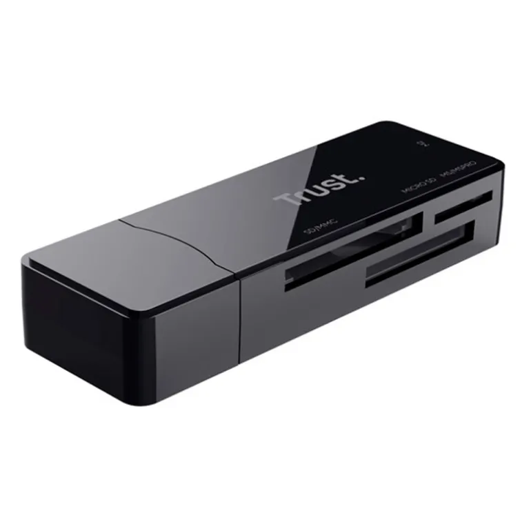 Lector de Tarjetas Trust Nanga Externo USB 3.2 Negro