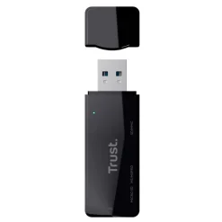 Lector de Tarjetas Trust Nanga Externo USB 3.2 Negro