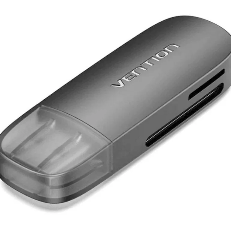 Lector de Tarjetas Vention CLGB0 Externo SD/MicroSD USB 3.0