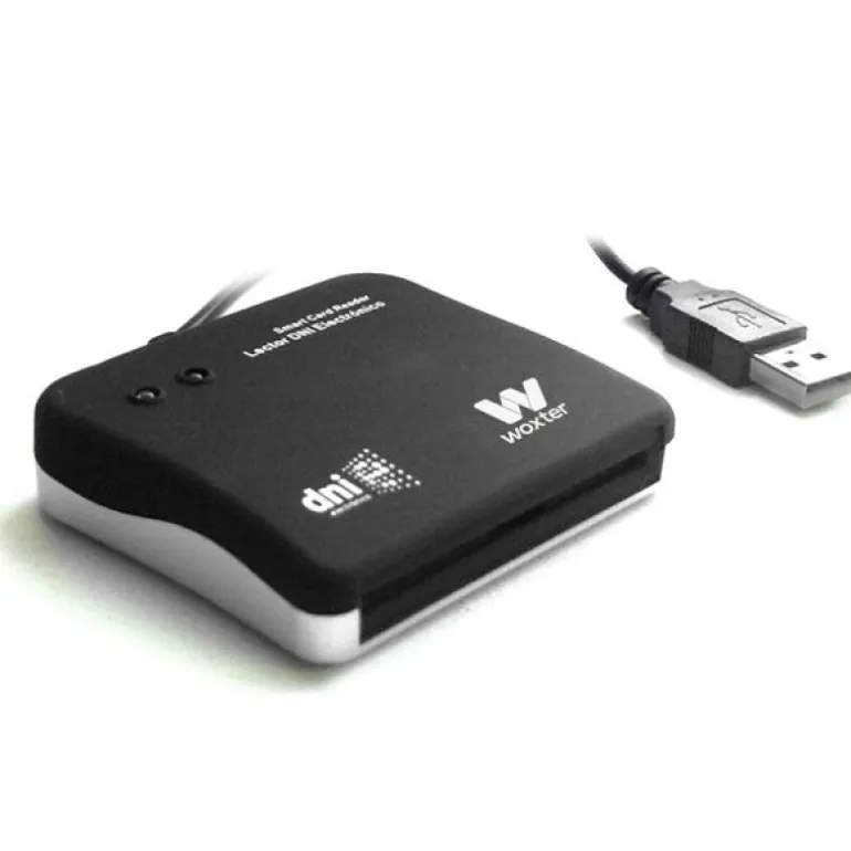 Lector de Tarjetas Woxter PE26-003 USB 2.0 DNIe Negro