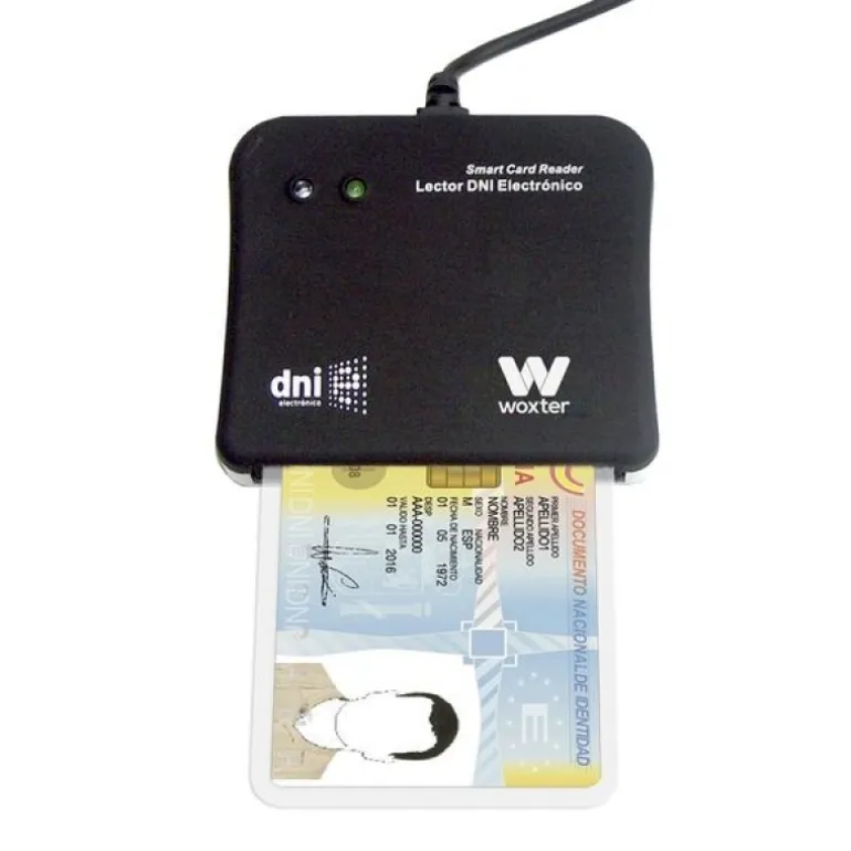 Lector de Tarjetas Woxter PE26-003 USB 2.0 DNIe Negro