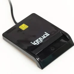 Lector DNIe iggual SIP Tarjetas ID USB 2.0 Negro