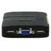 LevelOne KVM 2 Puertos USB + Audio - KVM Switch