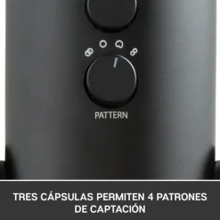 Logitech Blue Microphones Yeti USB Grabación y Transmisión PC Negro - Micrófono