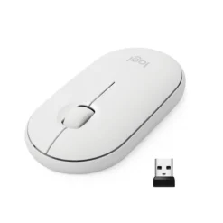 Logitech Pebble M350 Óptico Inalámbrico 1000 Dpi Blanco - Ratón