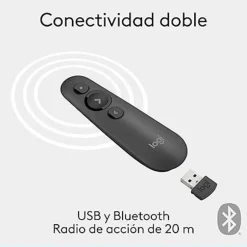 Mando a Distancia Logitech R500s Láser Para Presentaciones Bluetooth Grafito