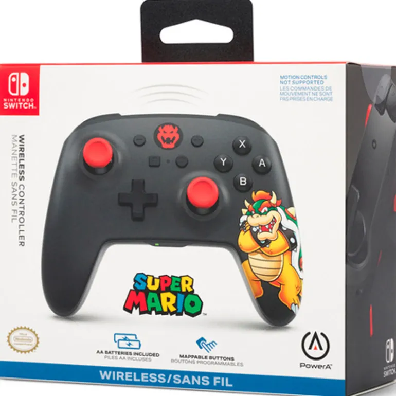 Mando PowerA Bowser Bowser Wireless Para Nintendo Switch
