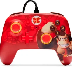 Mando   PowerA Donkey Kong Flex Wired Para Nintendo Switch