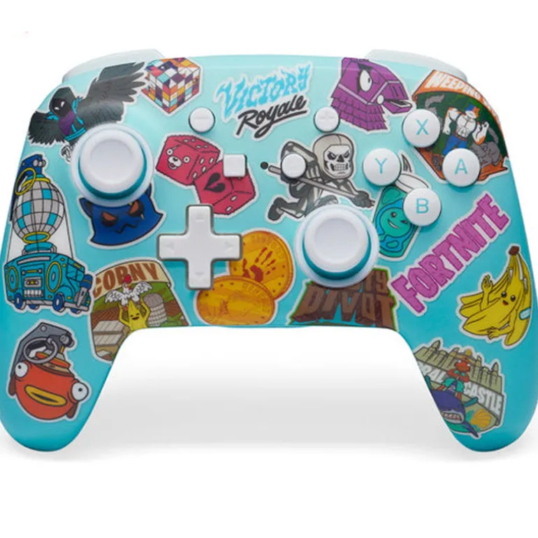 Mando PowerA Fortnite Sticker Mania Wireless Para Nintendo Switch