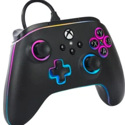 Mando   PowerA Lumectra Avanzado Wired + Tira De Led RGB Para Xbox Series X/S