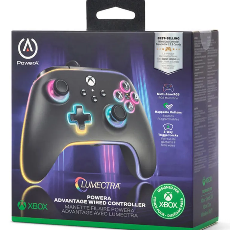 Mando PowerA Lumectra Avanzado Wired Para Xbox Series X/S