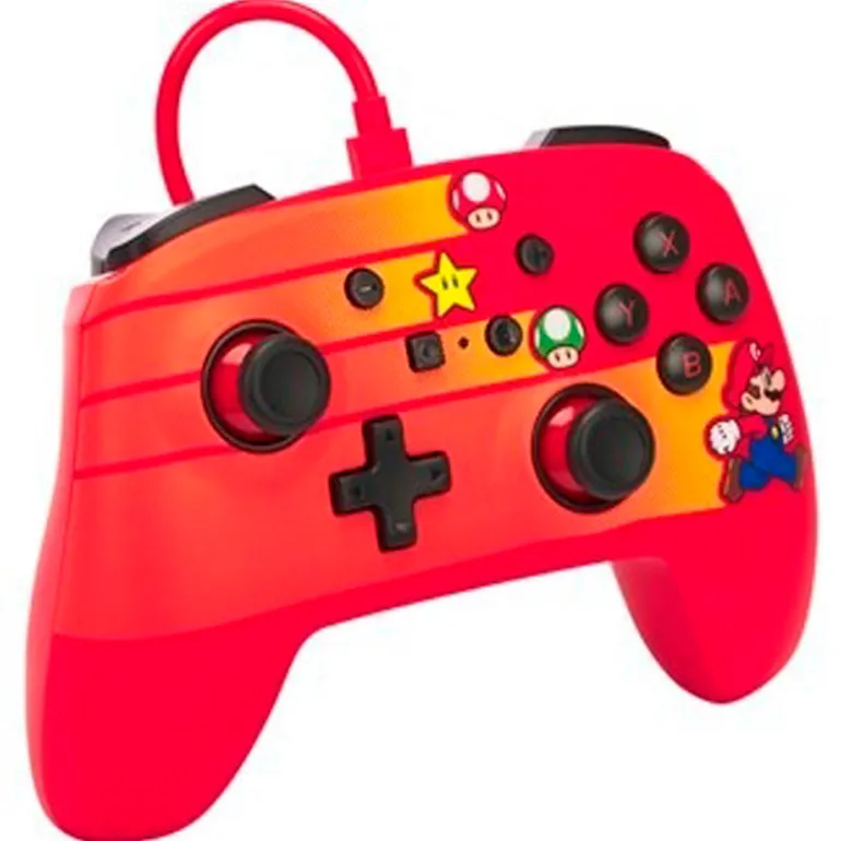 Mando PowerA Mario Speedster Wired Para Nintendo Switch