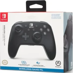 Mando PowerA Medianoche Wireless Para Nintendo Switch
