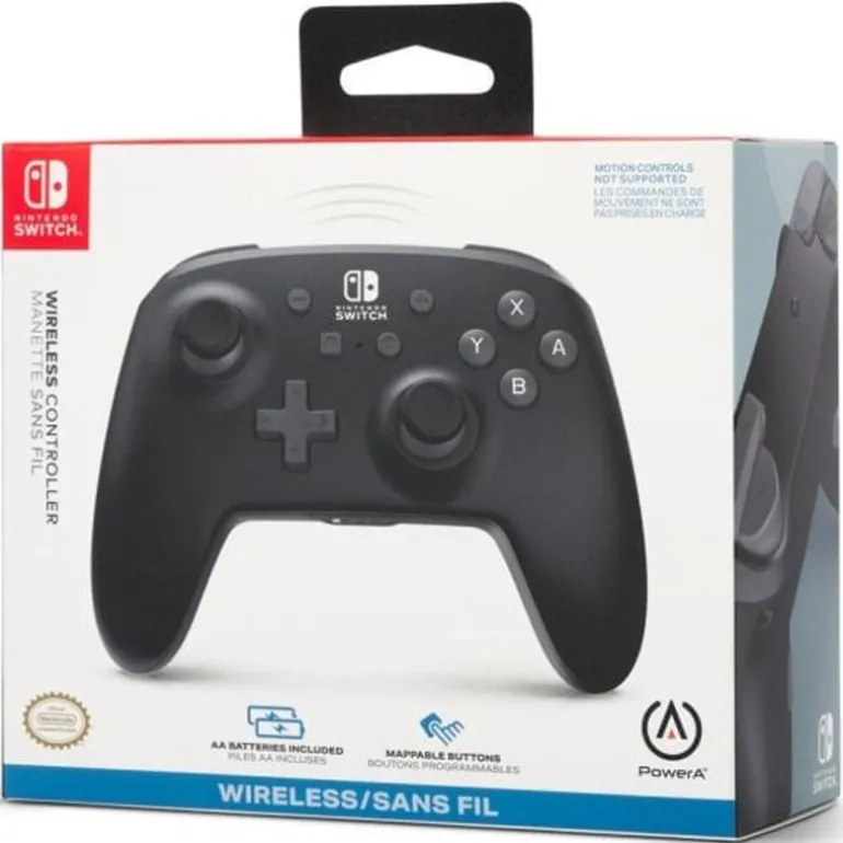 Mando PowerA Medianoche Wireless Para Nintendo Switch