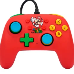 Mando   PowerA Nano Mario Medley Wired Para Nintendo Switch