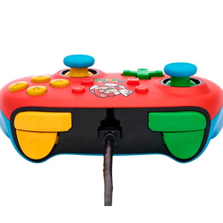 Mando PowerA Nano Mario Medley Wired Para Nintendo Switch