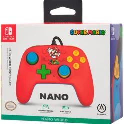 Mando PowerA Nano Mario Medley Wired Para Nintendo Switch
